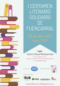 Bubok patrocina el I Certamen Literario Solidario de Fuencarral