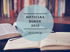Noticias Bubok 2010, un resumen